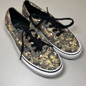 Vans x Nintendo Authentic Duck Hunt Camo Shoes
